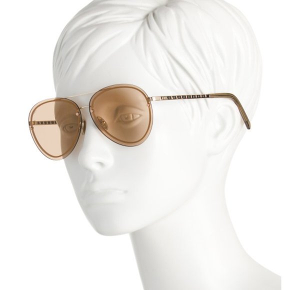 Tod's 63mm Aviator Sunglasses - NWT - Picture 2 of 6